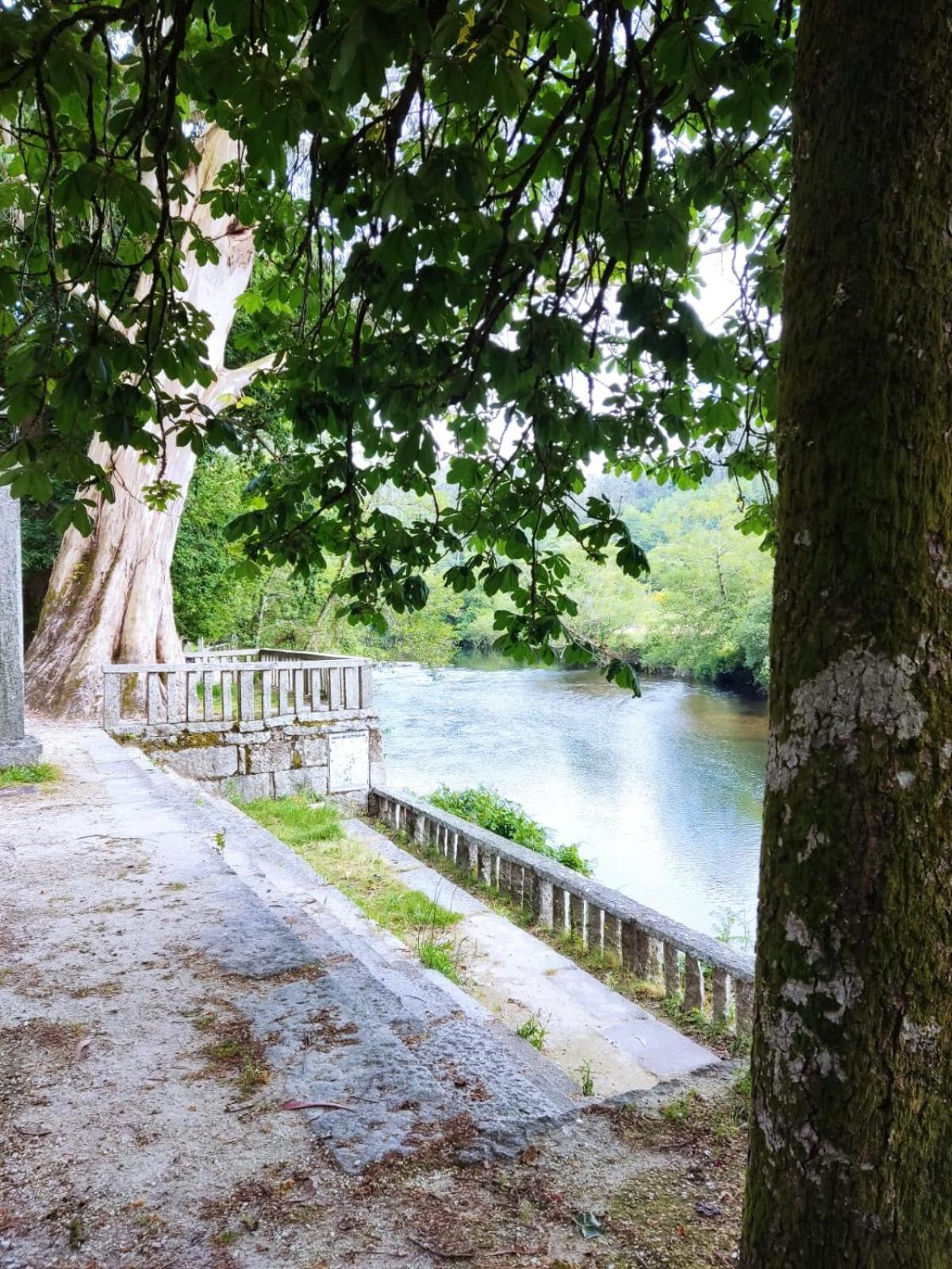 Grupo Arcanos Pension Atenea & Via Romana Caldas De Reis Dış mekan fotoğraf